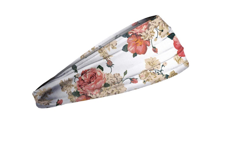 JUNK Brands Big Bang Lite Headband - Moisture-Wicking, Performance Fabric, Non-Slip, Sports Sweatband for Men & Women - One Size - Vibrant Thrush - Image 2